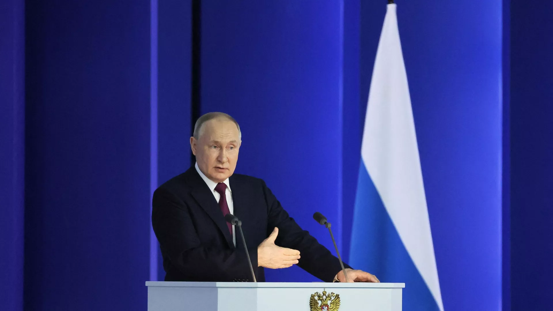 Vladímir Putin, presidente de Rusia. 