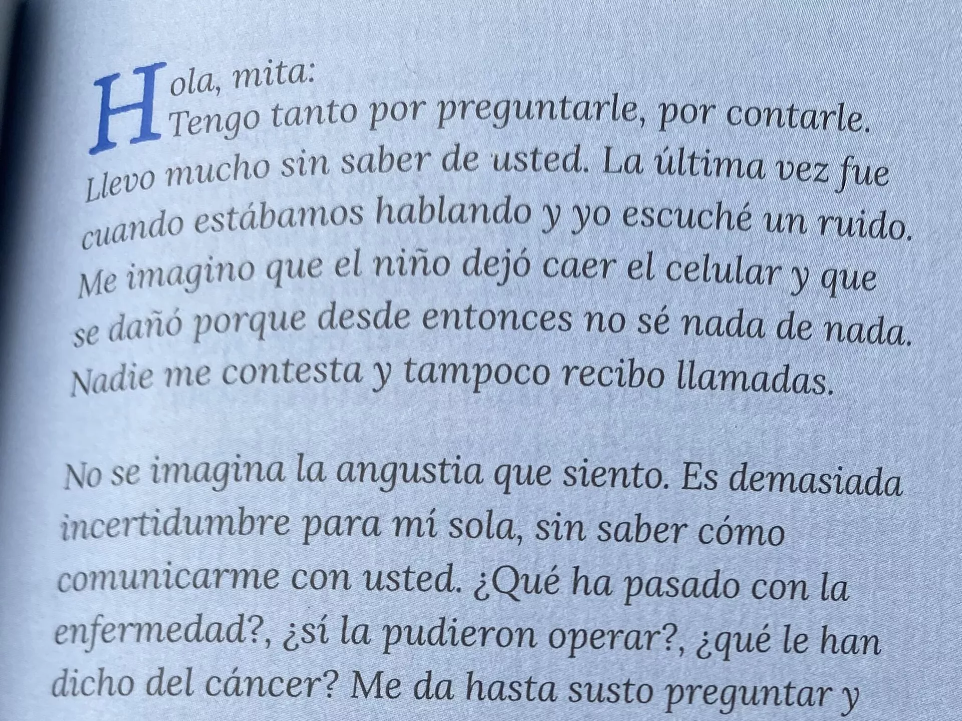 Inicio de la carta 'En búsqueda de una señal de vida' Inicio de la carta 'En búsqueda de una señal de vida' - Sputnik Mundo, 1920, 22.02.2023