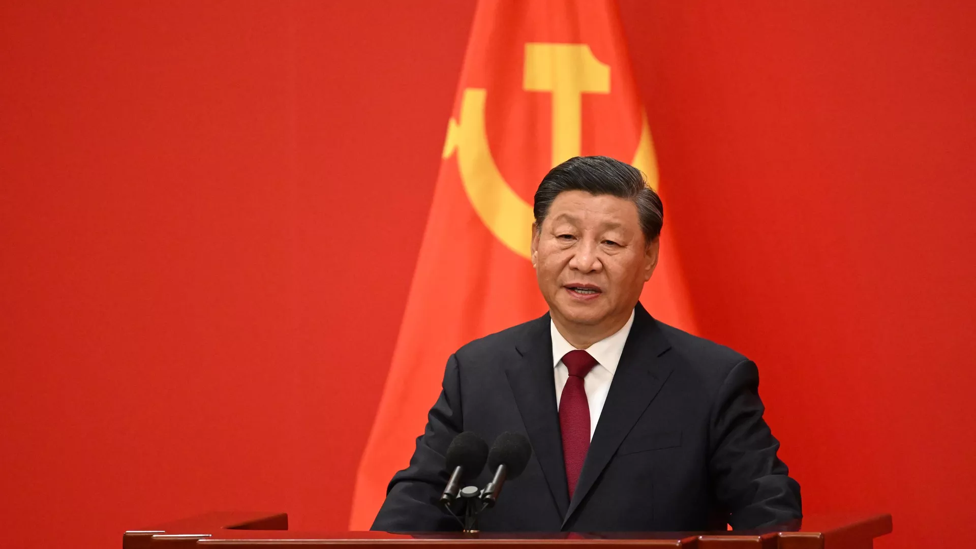 El presidente de China, Xi Jinping, habla durante el Comité Permanente del Politburó del Partido Comunista Chino, el 23 de octubre de 2022. El presidente de China, Xi Jinping, habla durante el Comité Permanente del Politburó del Partido Comunista Chino, el 23 de octubre de 2022. - Sputnik Mundo, 1920, 24.02.2023