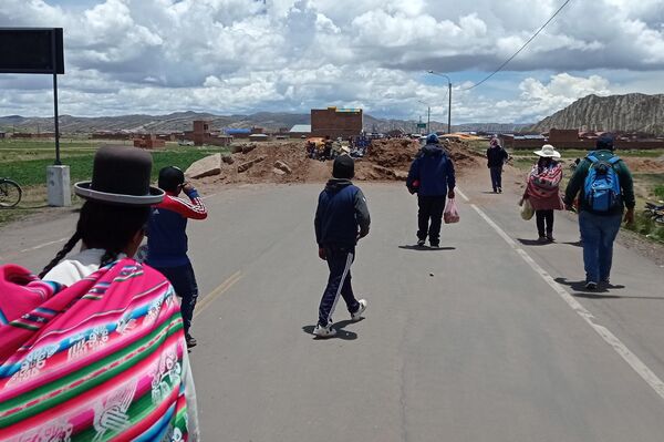 Desaguadero, la población del sur de Perú donde el Gobierno de Boluarte no tiene entrada - Sputnik Mundo