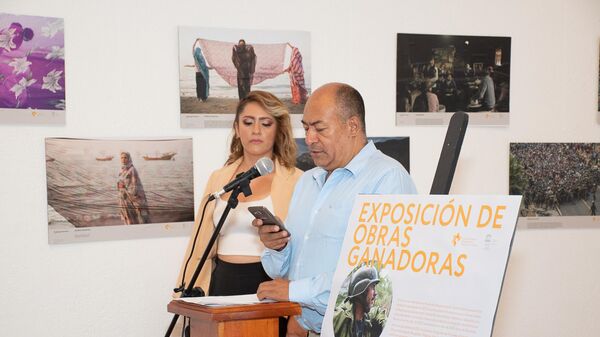 La inauguración de la exposición de las obras ganadoras del Concurso Andréi Stenin 2023 en la ciudad colombiana de Envigado - Sputnik Mundo