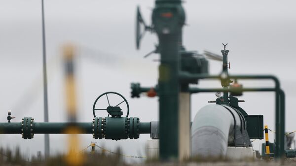 Tuberías en una terminal de gas en Obergailbach, este de Francia  - Sputnik Mundo