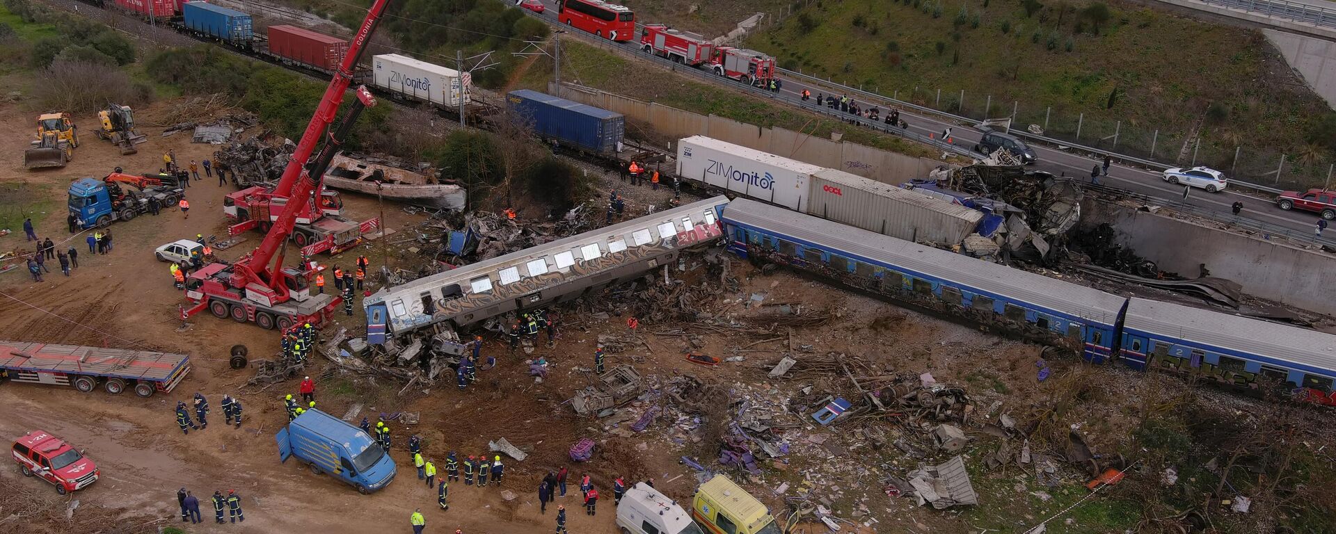 accidente de trenes en Grecia - Sputnik Mundo, 1920, 01.03.2023