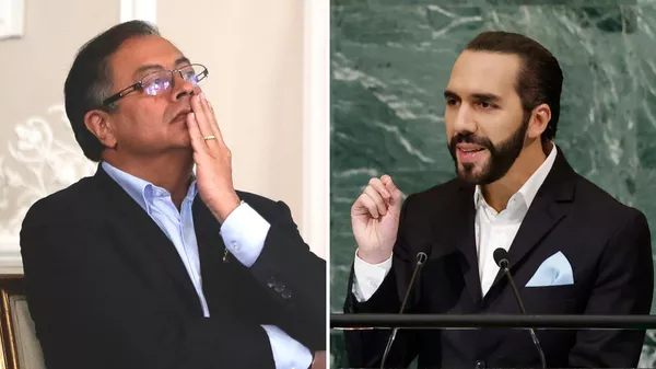 Gustavo Petro y Nayib Bukele  - Sputnik Mundo