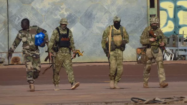 Militares en África Central  (imagen referencial) - Sputnik Mundo