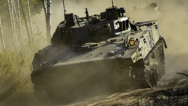 Un vehículo de combate aerotransportado BMD-4M del Ejército ruso - Sputnik Mundo