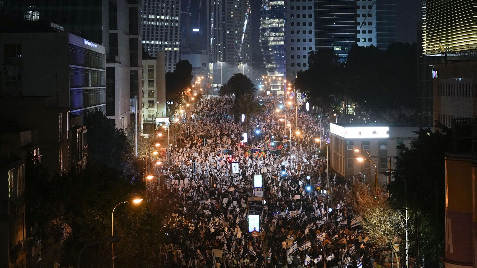 Protesta contra reforma judicial en Israel Protesta contra reforma judicial en Israel - Sputnik Mundo, 1920, 29.03.2023