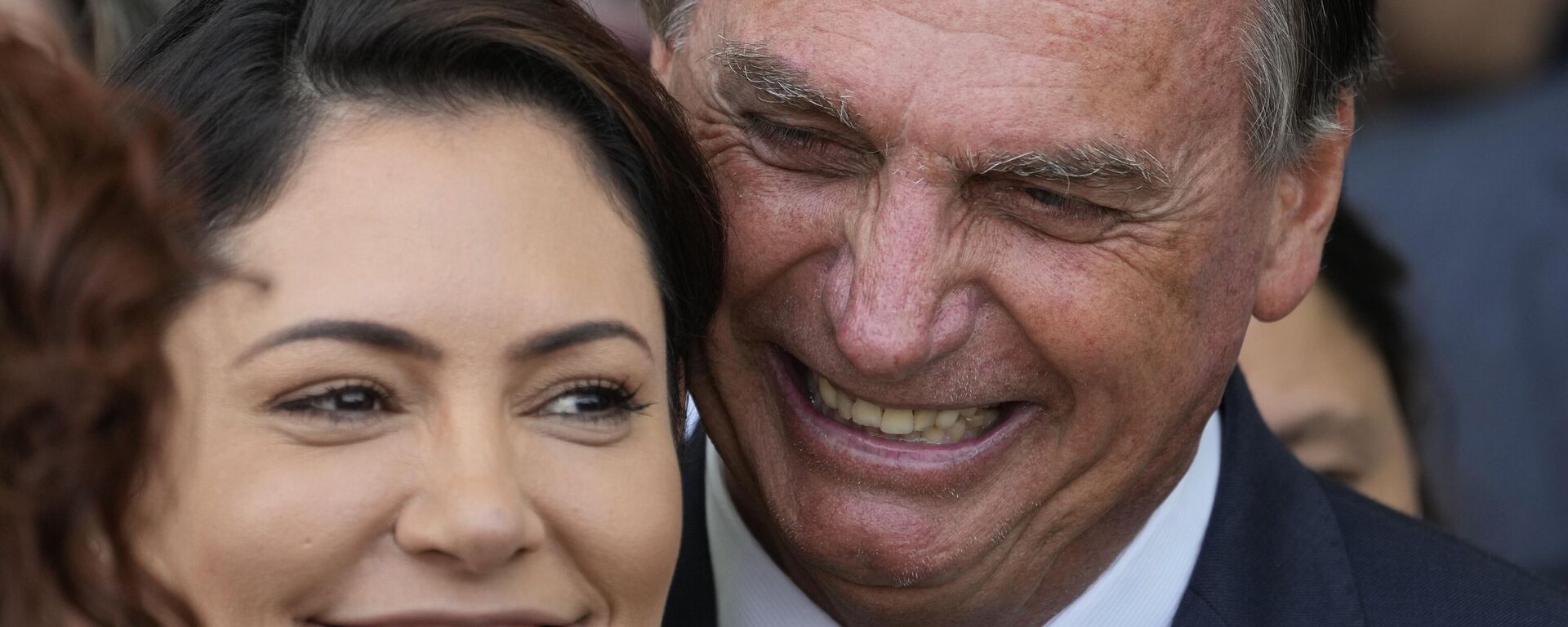 Jair Bolsonaro, expresidente de Brasil, y su esposa, Michelle Bolsonaro - Sputnik Mundo, 1920, 06.03.2023