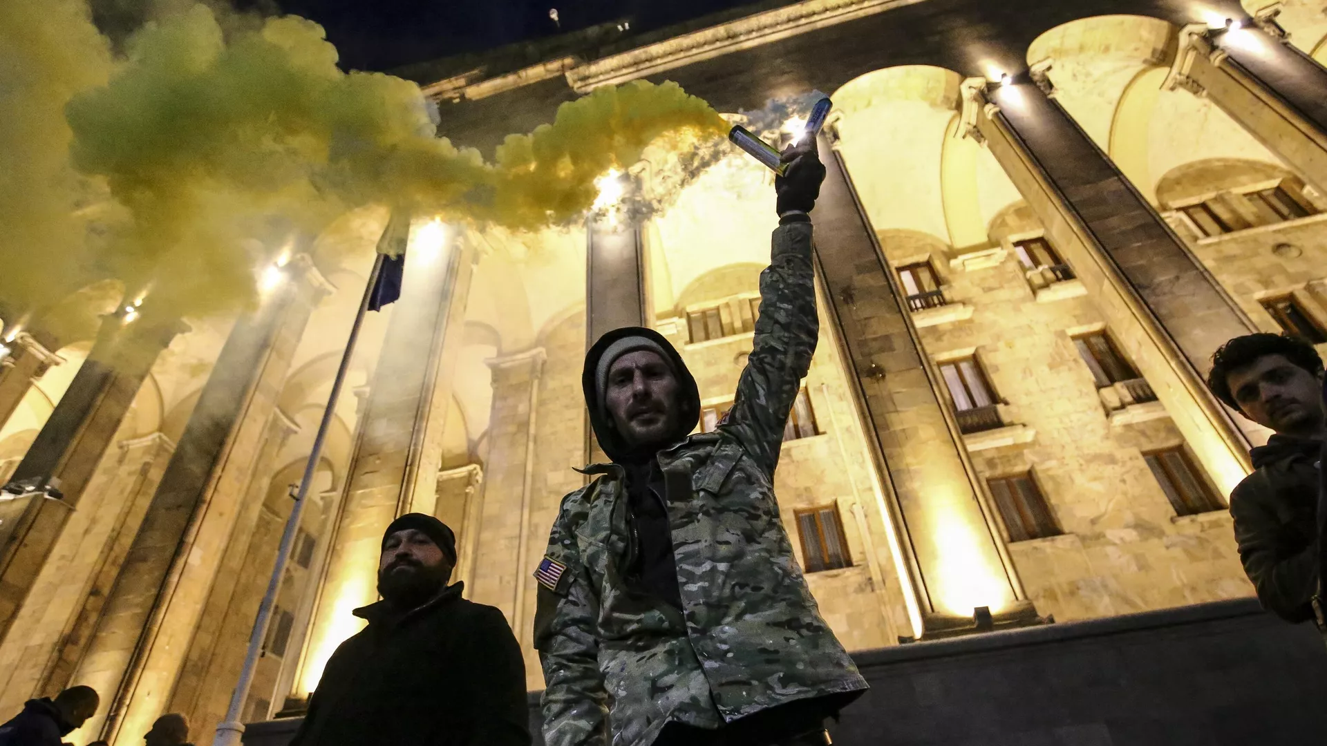 Manifestaciones en Georgia. 