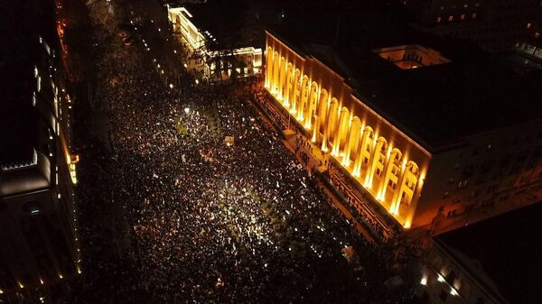 Protestas en Georgia - Sputnik Mundo