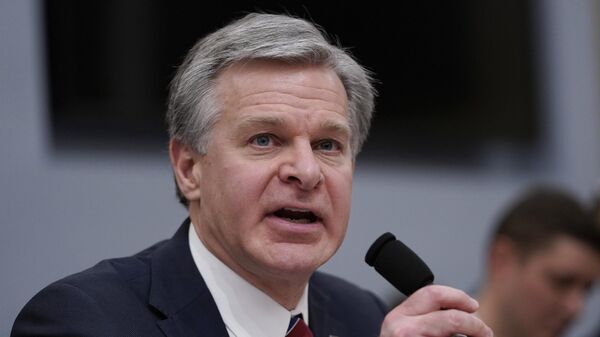 Christopher Wray, director del FBI - Sputnik Mundo