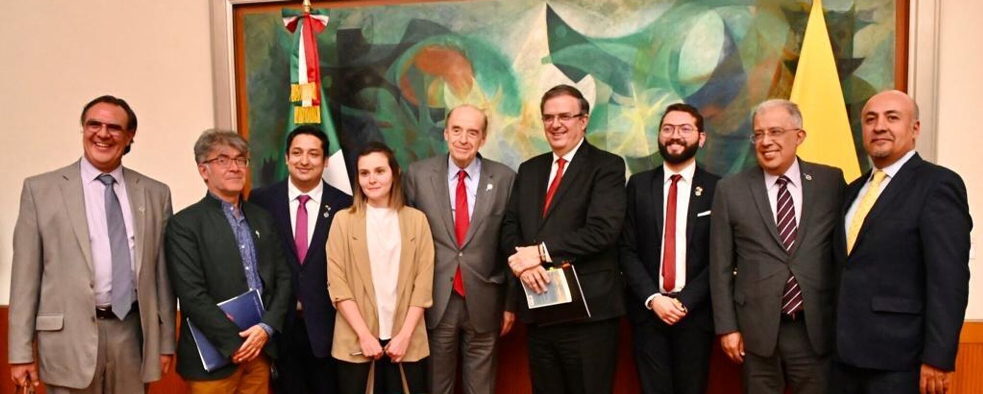 El encuentro centre el canciller de México, Marcelo Ebrard, y su homólogo de Colombia, Álvaro Leyva, y altos funcionarios  - Sputnik Mundo, 1920, 10.03.2023