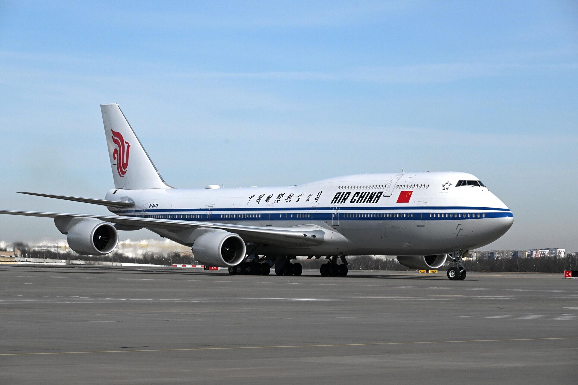 Avión Boeing 747-89L con el mandatario chino Xi Jinping a bordo en visita oficial a Moscú - Sputnik Mundo, 1920, 21.10.2024