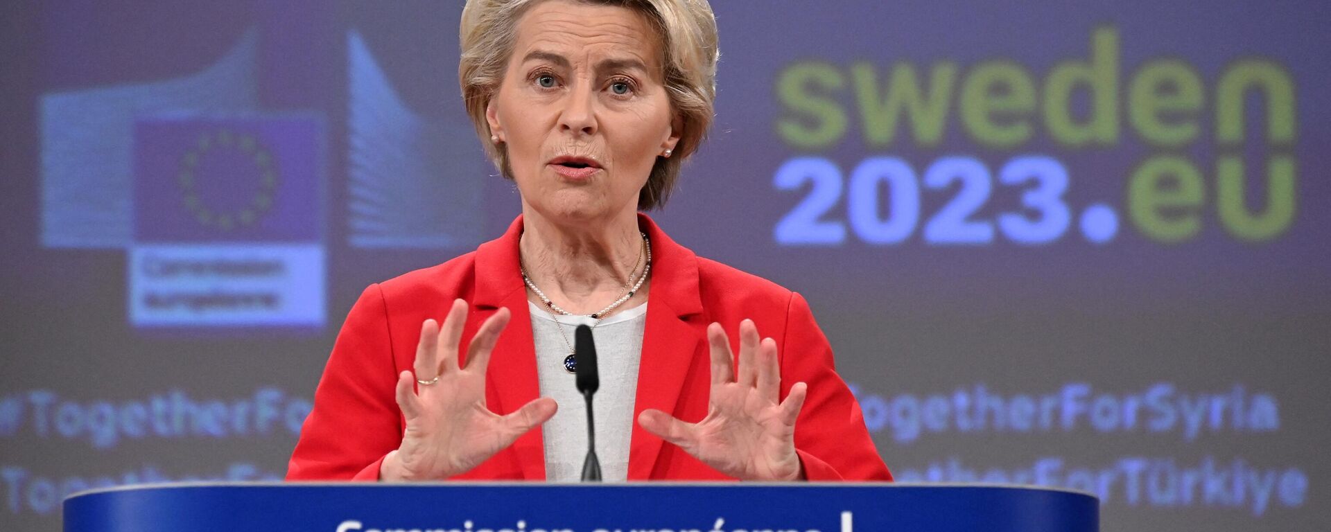 Ursula von der Leyen, presidenta de la Comisión Europea  - Sputnik Mundo, 1920, 22.03.2023