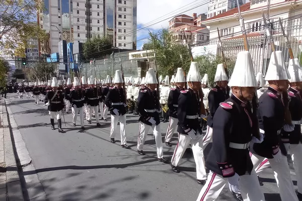 Acto por el Día del Mar en la plaza Abaroa, en La Paz, Bolivia - Sputnik Mundo
