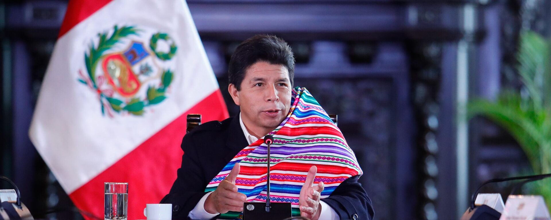 Pedro Castillo en funciones como presidente del Perú a inicios de noviembre de 2022 - Sputnik Mundo, 1920, 22.03.2025