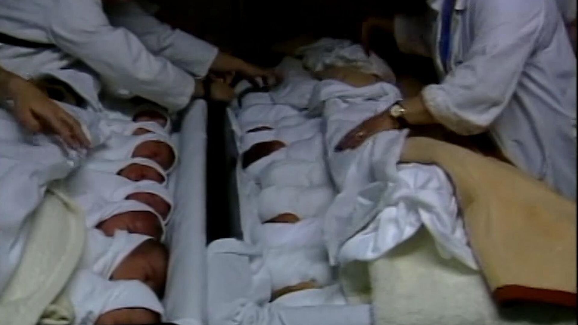 Evacuación a los bebés en el Centro Clínico de doctor Dragisa Misovis, 1999 Evacuación a los bebés en el Centro Clínico de doctor Dragisa Misovis, 1999 - Sputnik Mundo, 1920, 20.05.2023