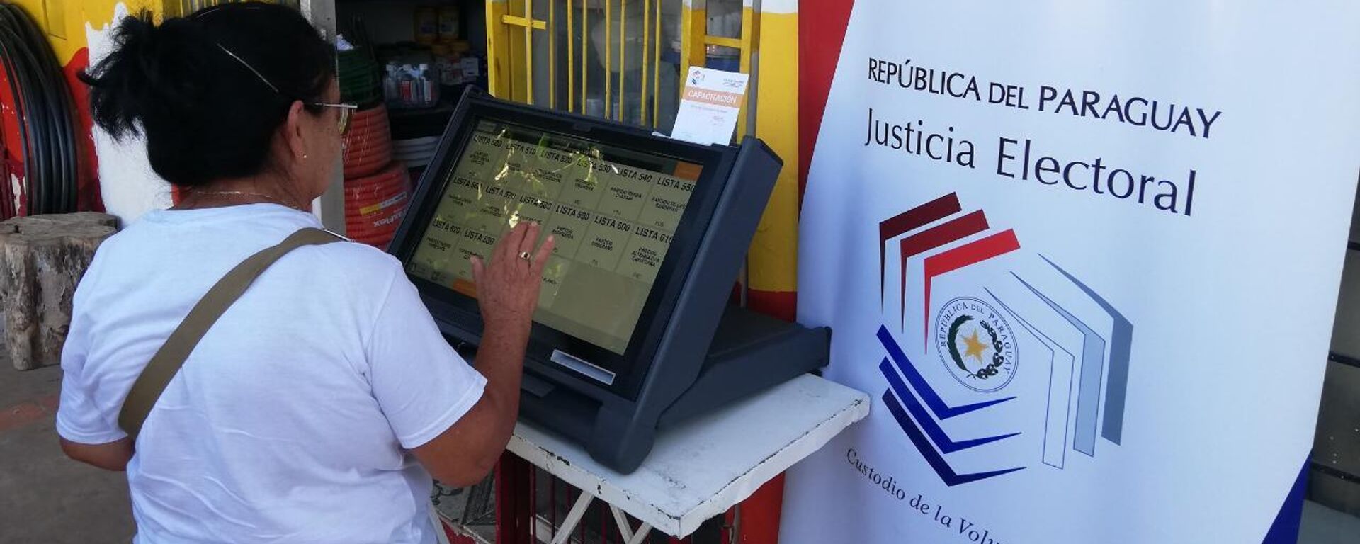 Máquina de voto electrónico en Paraguay - Sputnik Mundo, 1920, 28.03.2023