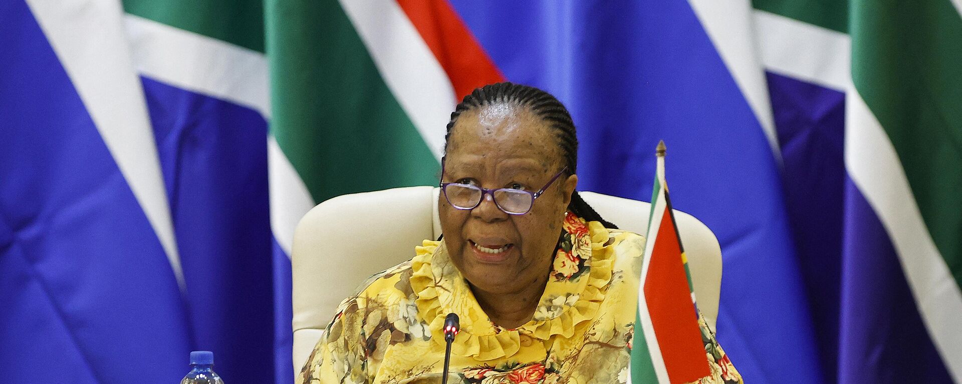 La ministra de Exteriores de Sudáfrica, Naledi Pandor La ministra de Exteriores de Sudáfrica, Naledi Pandor - Sputnik Mundo, 1920, 30.03.2023