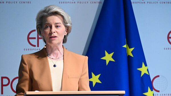 Ursula von der Leyen, presidenta de la Comisión Europea - Sputnik Mundo