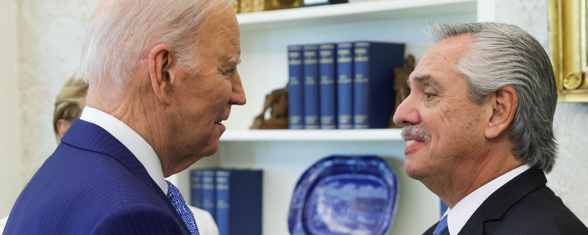 El presidente de EEUU, Joe Biden, y el presidente argentino, Alberto Fernández - Sputnik Mundo, 1920, 31.03.2023