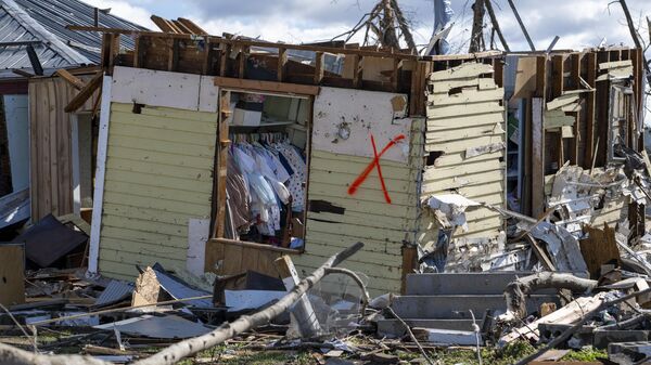 Las consecuencias de los tornados en EEUU - Sputnik Mundo