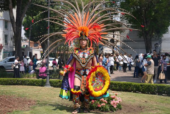 Ceremonia de inauguración de la fiesta La Flor más Bella del Ejido. - Sputnik Mundo