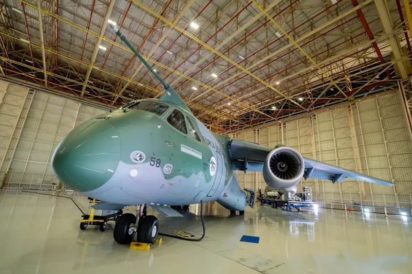 Lugar donde se realizó la ceremonia de certificación del jet multimisión C-390 Millennium de Embraer Lugar donde se realizó la ceremonia de certificación del jet multimisión C-390 Millennium de Embraer - Sputnik Mundo