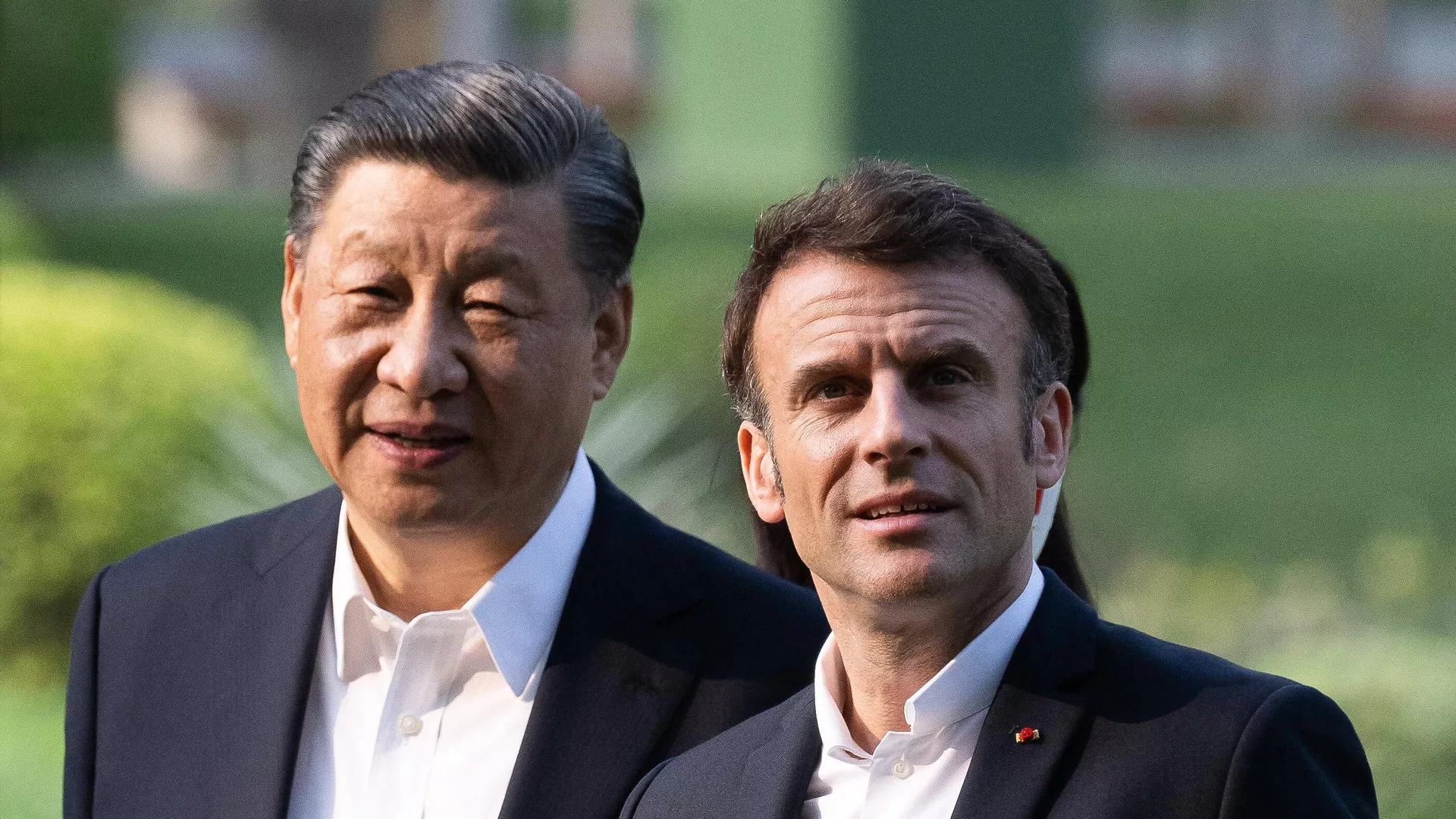 El presidente chino, Xi Jinping, durante una reunión con su homólogo francés, Emmanuel Macron El presidente chino, Xi Jinping, durante una reunión con su homólogo francés, Emmanuel Macron - Sputnik Mundo, 1920, 07.04.2023