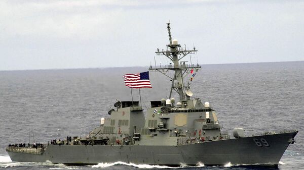 Destructor de misiles guiados USS Milius (DDG 69) de EEUU - Sputnik Mundo