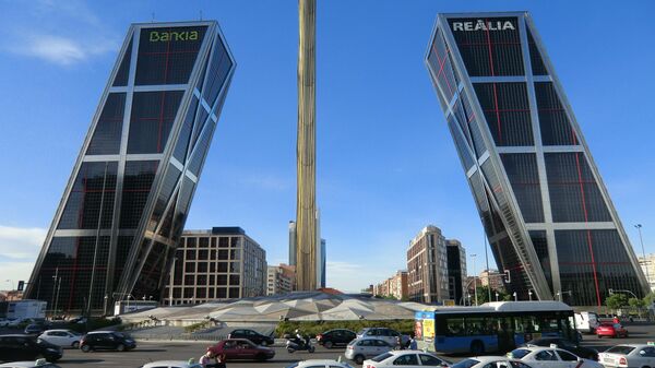 Puerta de Europa en Madrid (España) - Sputnik Mundo