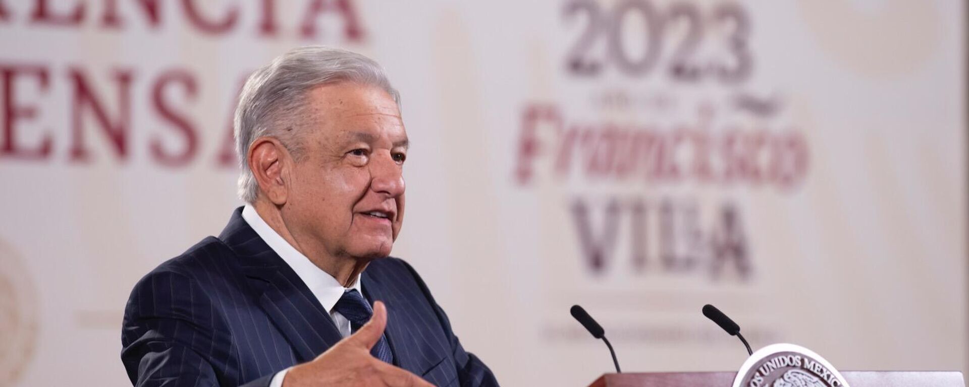 El presidente de México, Andrés Manuel López Obrador. - Sputnik Mundo, 1920, 13.04.2023