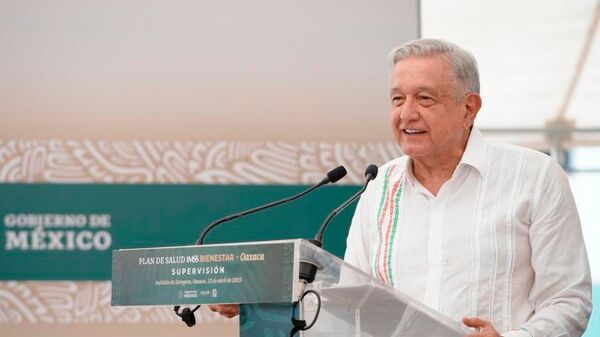 El presidente de México, Andrés Manuel López Obrador - Sputnik Mundo