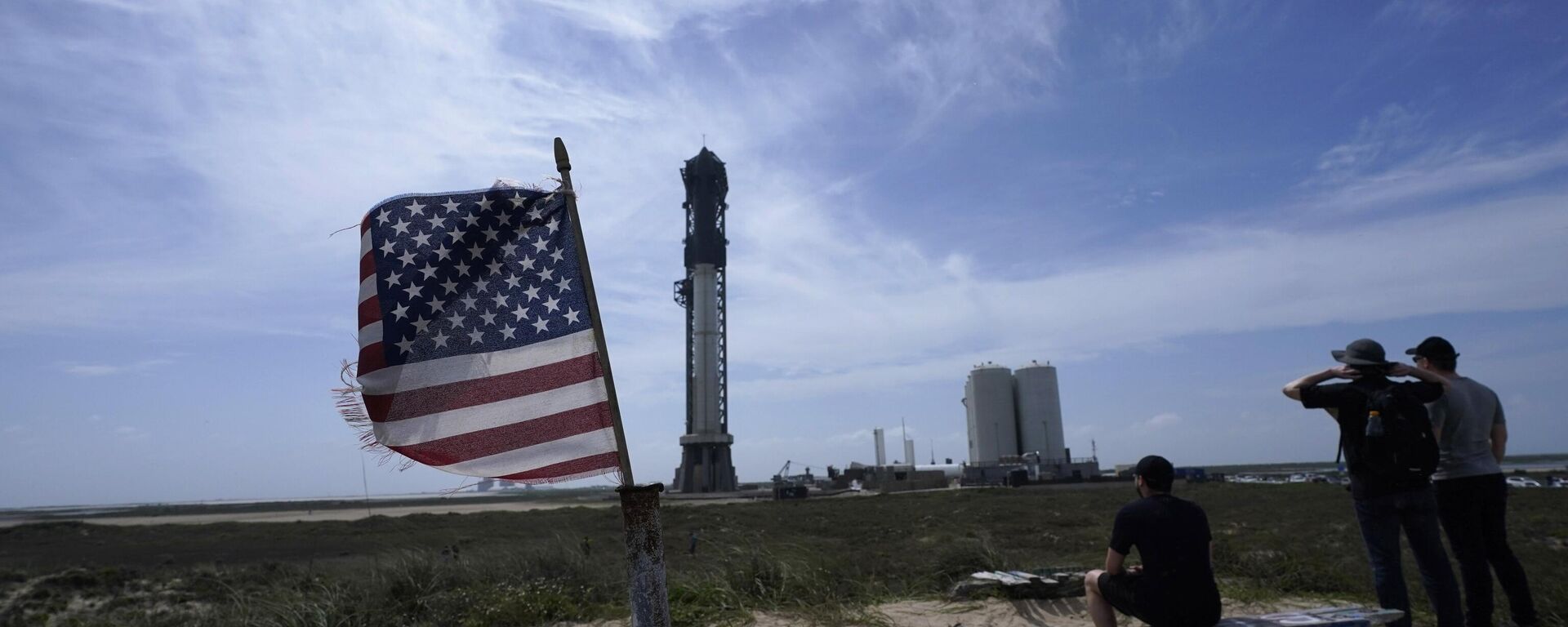 Starship de SpaceX, el cohete más grande y potente del mundo, se prepara para su lanzamiento en Boca Chica, Texas - Sputnik Mundo, 1920, 17.04.2023