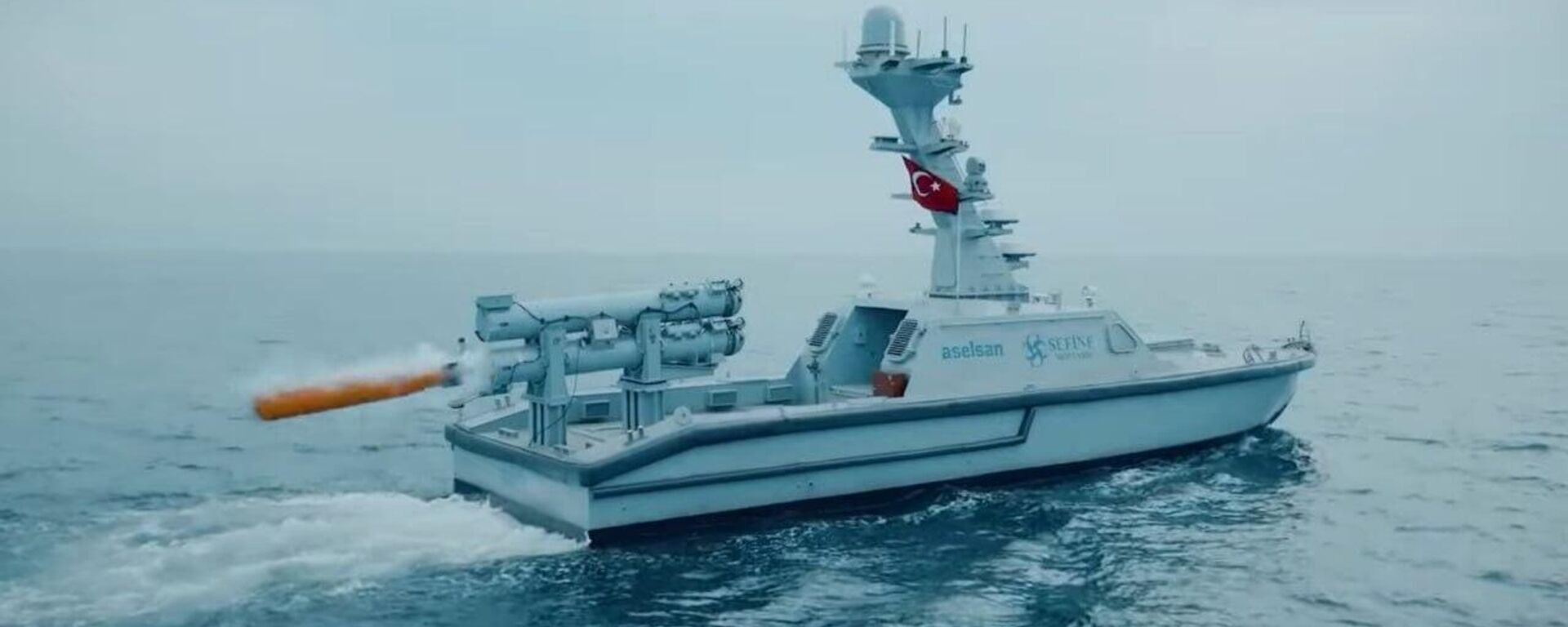 Turquía prueba por primera vez el lanzamiento de torpedos desde una lancha robótica MIR - Sputnik Mundo, 1920, 23.04.2023