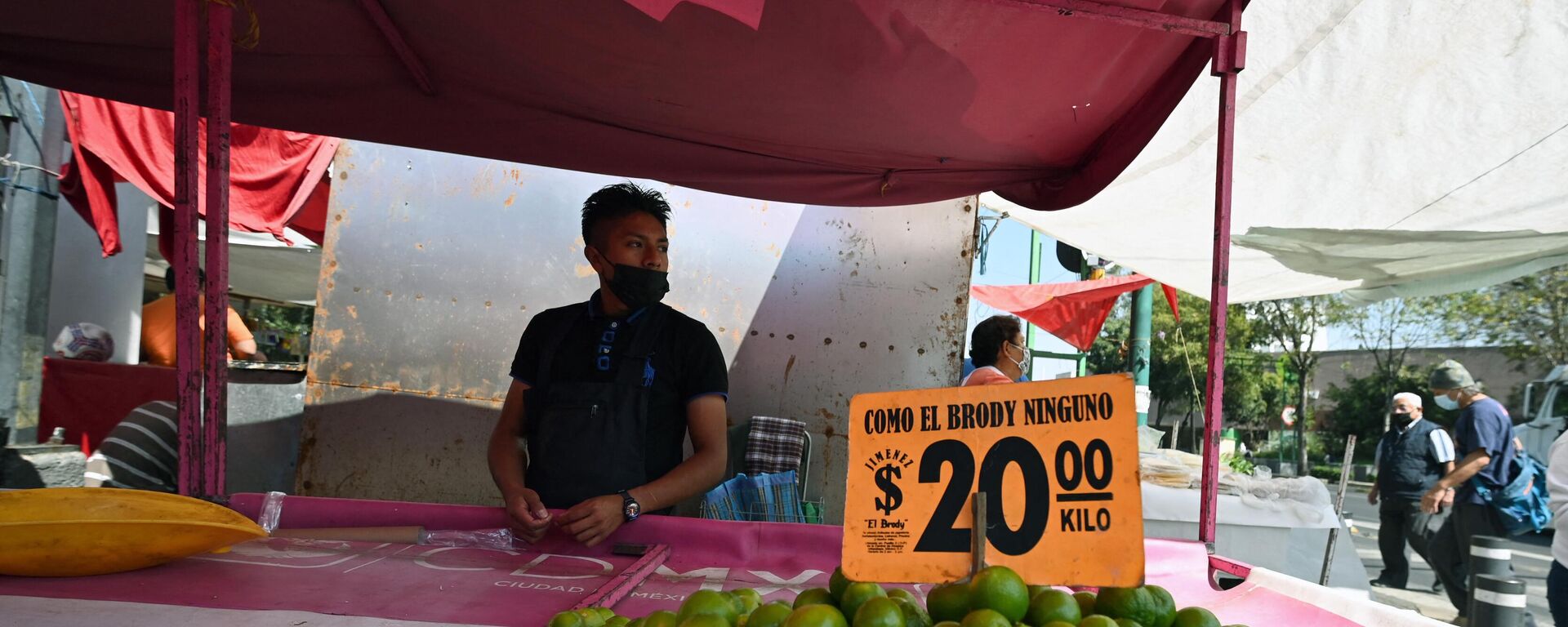 Un mercado itinerante en la Ciudad de México en noviembre de 2021 - Sputnik Mundo, 1920, 28.04.2023