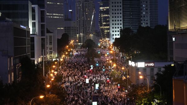 Protestas en Tel Aviv - Sputnik Mundo