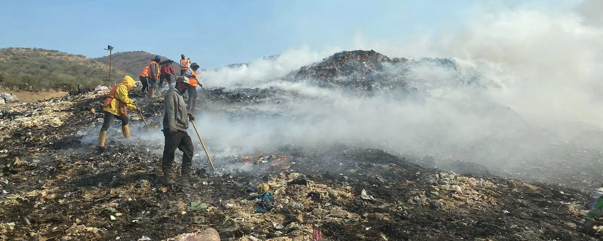 Incendio en el basurero municipal de Guanajuato. - Sputnik Mundo, 1920, 06.05.2023