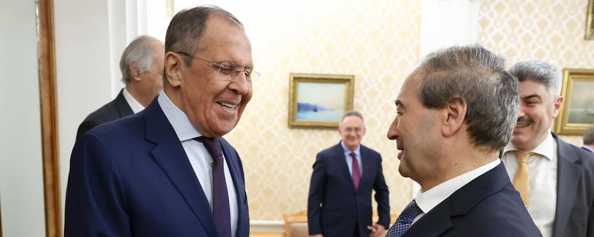 Sergei Lavrov y Faisal Mikdad - Sputnik Mundo, 1920, 26.06.2024