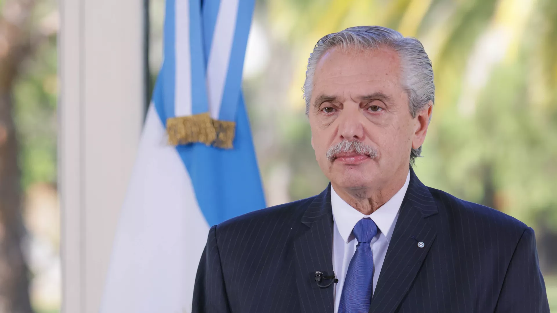 El presidente argentino, Alberto Fernández