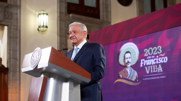 El presidente de México, Andrés Manuel López Obrador. - Sputnik Mundo