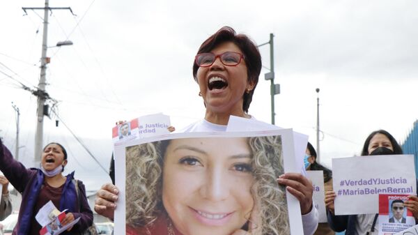 Activistas iniciaron tres días de plantones en simultáneo al juicio contra el expolicía Germán Cáceres - Sputnik Mundo