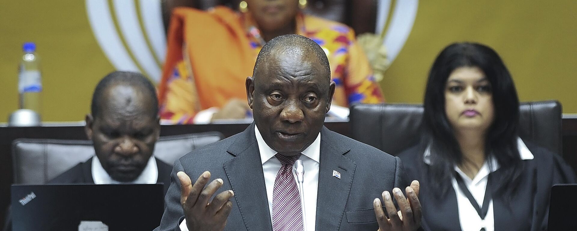 Cyril Ramaphosa, presidente sudafricano  - Sputnik Mundo, 1920, 16.05.2023