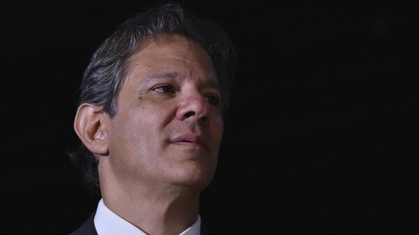 Fernando Haddad, ministro de Economía de Brasil - Sputnik Mundo