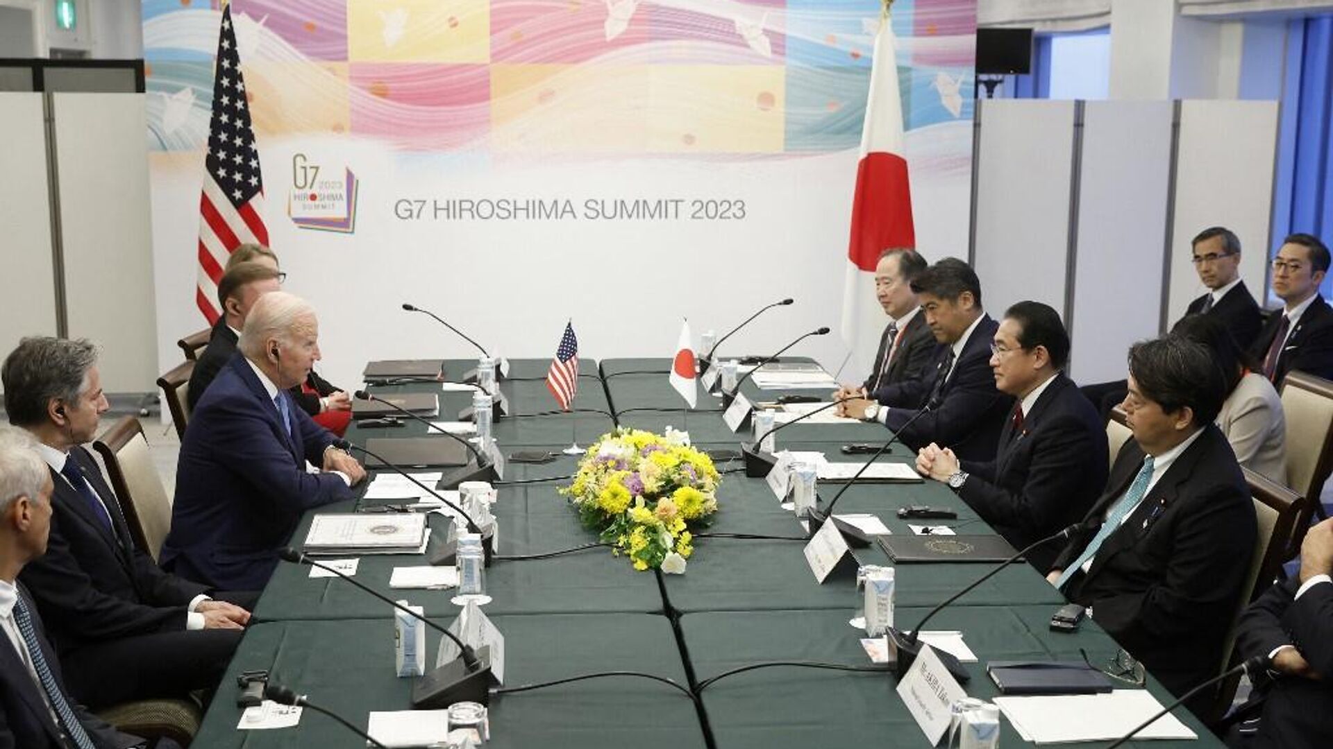 Líderes del G7 están reunidos en Japón. Líderes del G7 están reunidos en Japón. - Sputnik Mundo, 1920, 18.05.2023