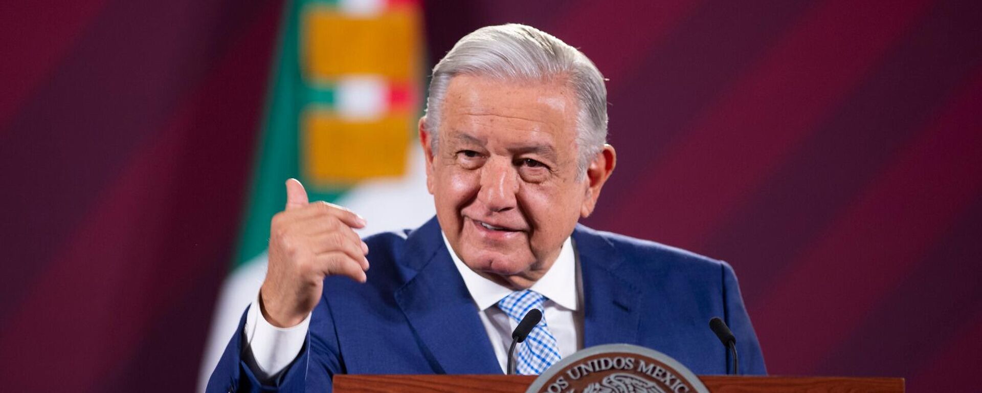 Andrés Manuel López Obrador, presidente de México  - Sputnik Mundo, 1920, 20.05.2023