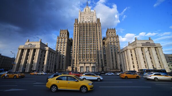 El edificio del Ministerio de Asuntos Exteriores ruso en Moscú - Sputnik Mundo