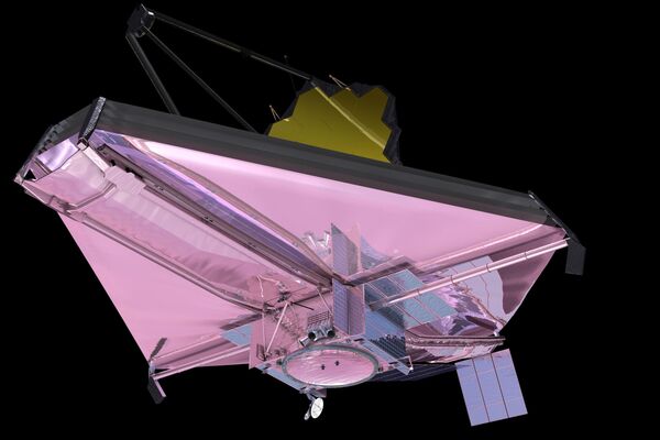 Telescopio espacial James Webb, abajo (lado que mira al Sol) - Sputnik Mundo