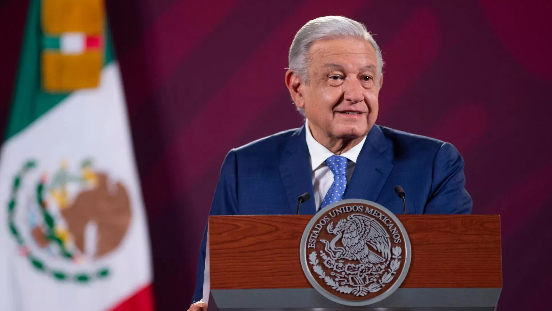 Andrés Manuel López Obrador, presidente de México. 