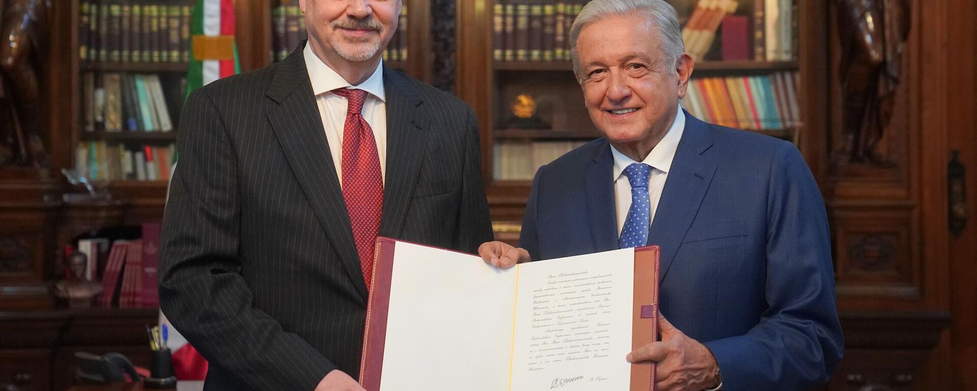 Andrés Manuel López Obrador y Nikolái Sofinski - Sputnik Mundo, 1920, 26.05.2023